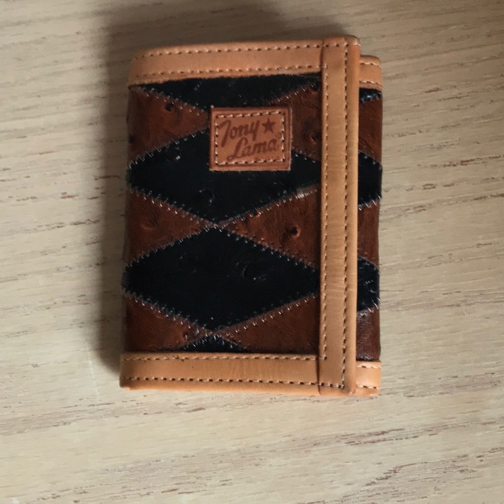Tony Lama ostrich skin wallet
